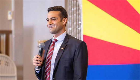 Rep. Hamadeh speaking with microphone