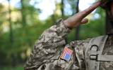 Veteran salute