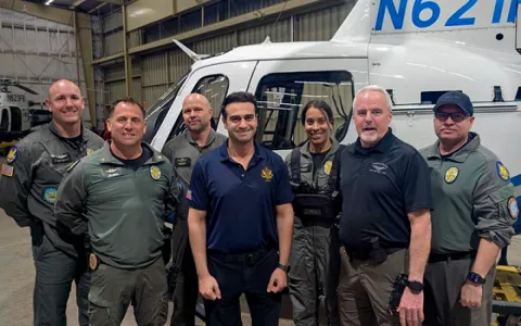 Hamadeh with Phoenix Police